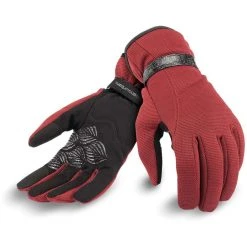 Damen Motorradhandschuhe Aus Tucano Urbano Stoff 9954hw NEW MARY Lady Glitter Biking Red