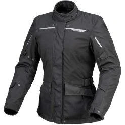 Damen Motorradjacken Tucano Urbano 4STROKE LADY Schwarzer Stoff
