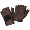 Halbfinger-Motorradhandschuhe Aus Tucano Urbano Leder 908 Schiaffo Vintage Brown