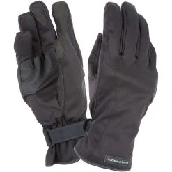 Motorrad-Handschuhe Stoff Tucano Urbano Ginko 906HM Winter-CE Schwarz