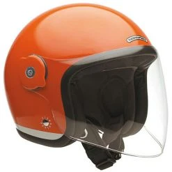 Motorrad Helm Jet Tucano Urbano EL'MET Fiber Orange Persimmon