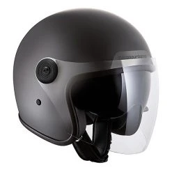 Motorrad Jet Helm Aus Tucano Urbano Fiber 1301 EL'JET Matt Charcoal Grey