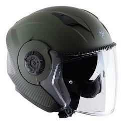 Motorrad Jethelm Tucano Urbano 1400 EL TANGE Aiborne Grün Matt Grafik