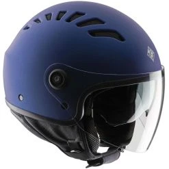 Motorradhelm Jet Tucano Urbano EL TOP Blau Unendlich Undurchsichtig