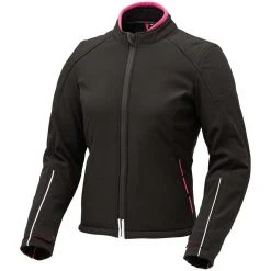 Motorradjacke Frau Stoff Tucano Urbano OVETTA CE Schwarz Fuchsia
