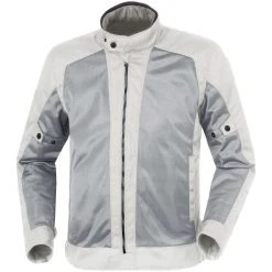 Motorradjacke Perforiertes Gewebe Tucano Urbano 8160MF201 NETWORK 2G Hellgrau