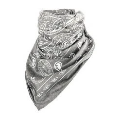 Tucano Urbano Motorrad-Bandana-Halsband 679 FOULARD RACER Paisley-Hellgrau