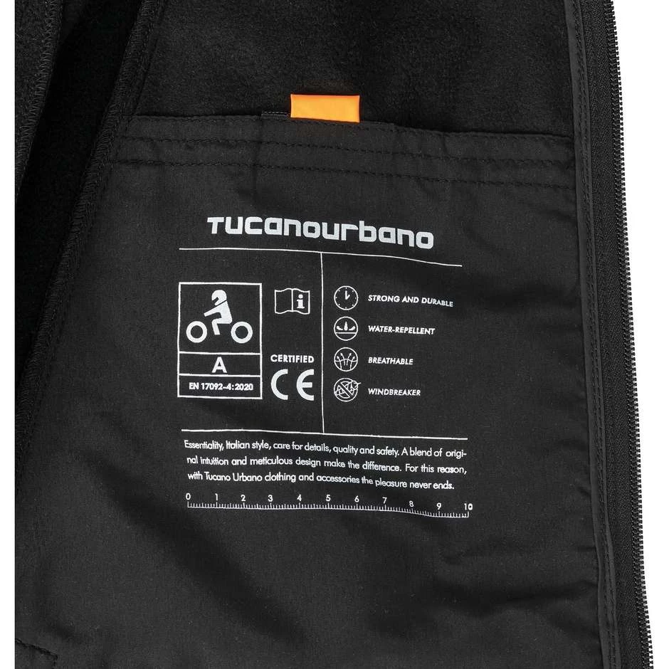 Tucano Urbano OVETTO CE Schwarze Stoff-Motorradjacke Tucano Urbano OVETTO CE Schwarze Stoff-Motorradjacke -TUCANO URBANO Verkäufe tucano urbano ovetto ce schwarze stoff motorradjacke 135052