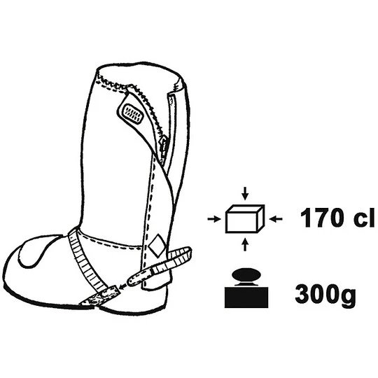 Überschuhe Wasserdichte Motorrad-Modell Tucano Urbano Nano 5 Überschuhe Wasserdichte Motorrad-Modell Tucano Urbano Nano – Bild 4